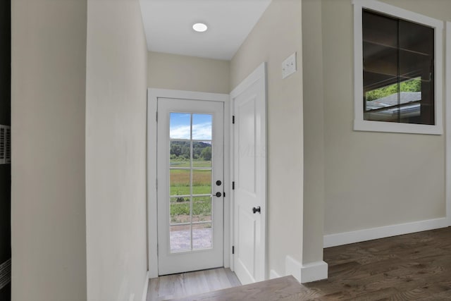 39703 Maysville Greendale Rd, Logan, OH 43138 - entryway with wood finished floors and baseboards