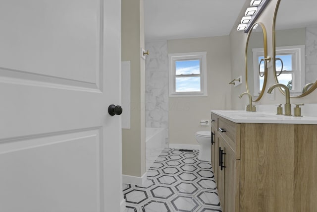 39703 Maysville Greendale Rd, Logan, OH 43138 - bathroom with double vanity and  shower combination