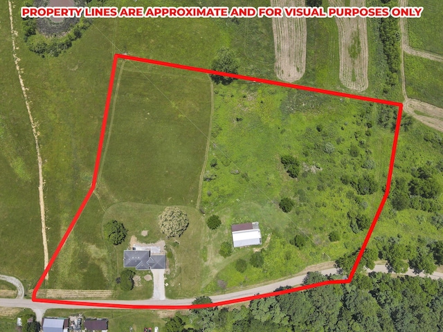 39703 Maysville Greendale Rd, Logan, OH 43138 - aerial overview of property's location featuring property parcel outlined