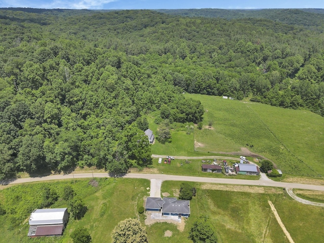 39703 Maysville Greendale Rd, Logan, OH 43138 - aerial view of property and surrounding area featuring a heavily wooded area