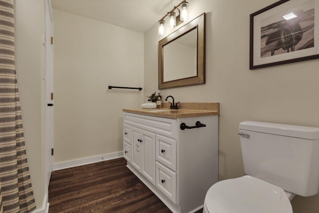 101 Circle Dr, Baltimore, OH 43105 - bathroom with vanity and wood finished floors
