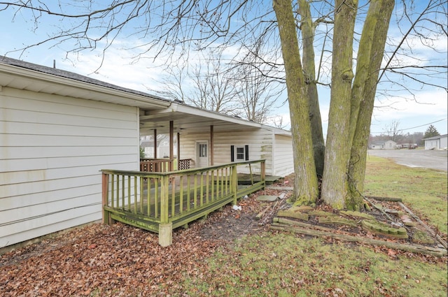 210 S Front St, Alger, OH 45812 - view of wooden terrace