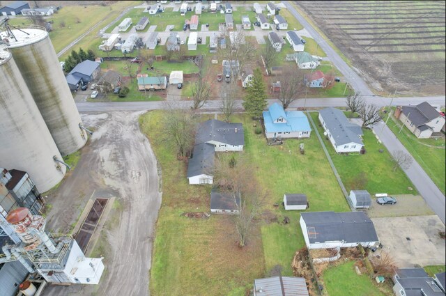 210 S Front St, Alger, OH 45812 - aerial view of property and surrounding area featuring nearby suburban area