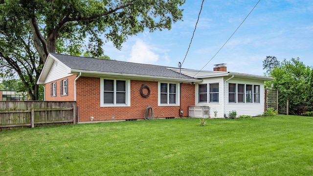 452 Jefferson Rd, Newark, OH 43055 - view of front of property featuring a chimney and brick siding