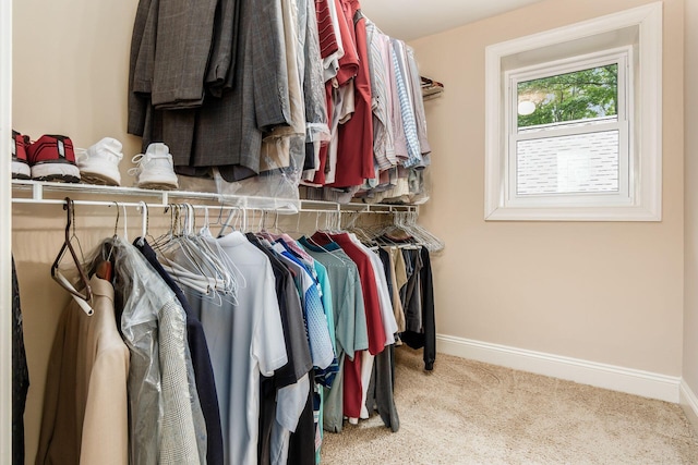 8622 Lott Rd, Marengo, OH 43334 - walk in closet featuring carpet floors