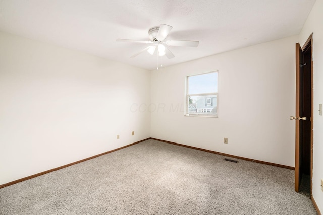 884 Annagladys Dr Unit F2, Columbus, OH 43085 - empty room featuring carpet and ceiling fan