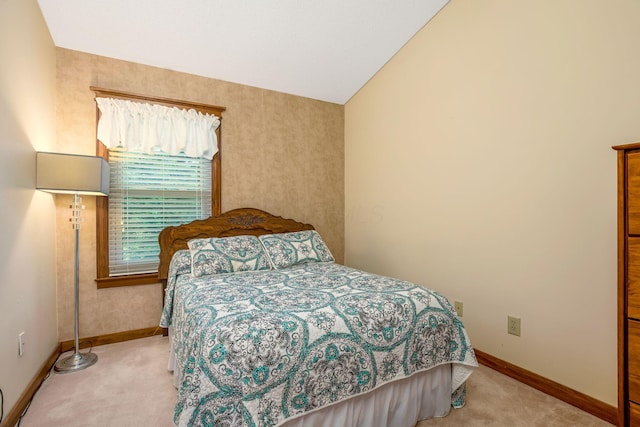 154 Oak Creek Pl, Columbus, OH 43230 - bedroom with carpet floors and vaulted ceiling