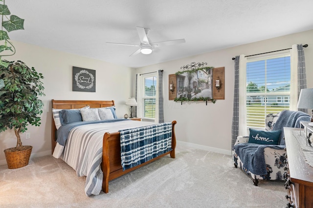 211 Talla Rd S, Delaware, OH 43015 - bedroom featuring carpet floors and ceiling fan