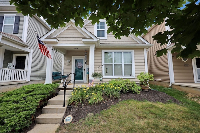 7911 Ashenden Dr, Blacklick, OH 43004 - view of front of home with covered porch