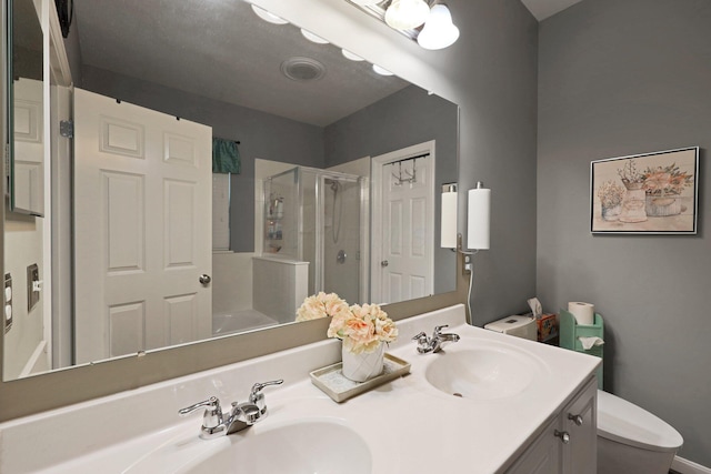 7911 Ashenden Dr, Blacklick, OH 43004 - full bath with a stall shower, double vanity, and a tub to relax in