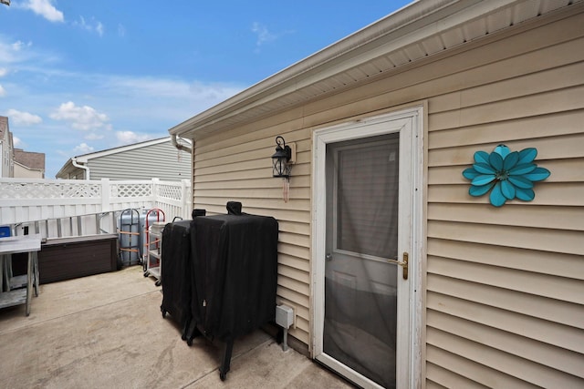 7911 Ashenden Dr, Blacklick, OH 43004 - view of exterior entry featuring a patio