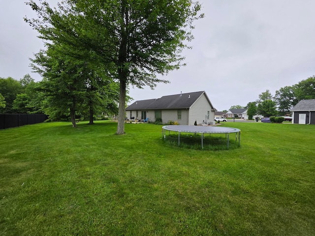 1919 Jared Pl, Lima, OH 45805 - view of yard featuring a trampoline