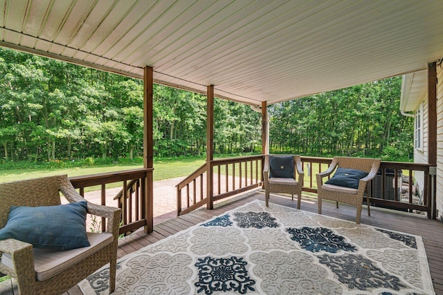 7472 Davis Rd, Hilliard, OH 43026 - view of wooden terrace