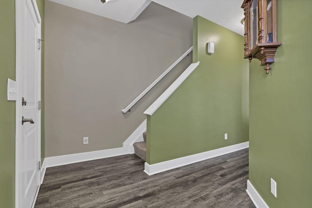 68 Asbury Ave, Newark, OH 43055 - stairs featuring wood finished floors and baseboards