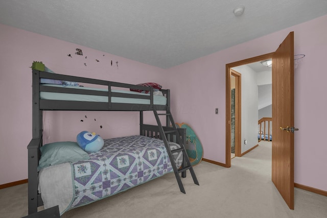 1691 Cloverdale Dr, Lancaster, OH 43130 - carpeted bedroom featuring baseboards and a textured ceiling