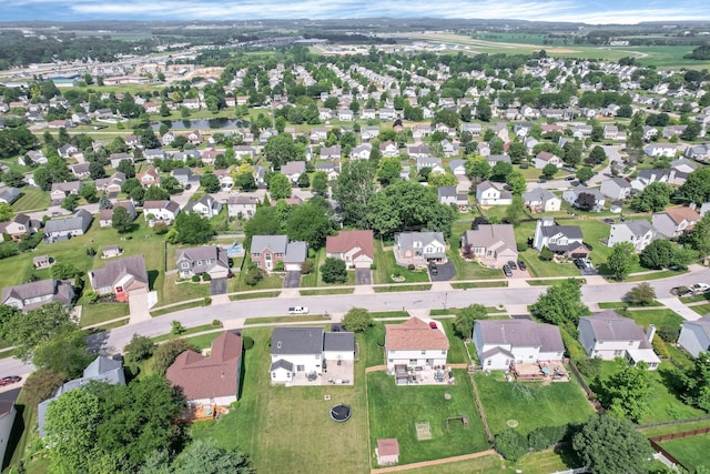 1691 Cloverdale Dr, Lancaster, OH 43130 - aerial view of property's location with nearby suburban area