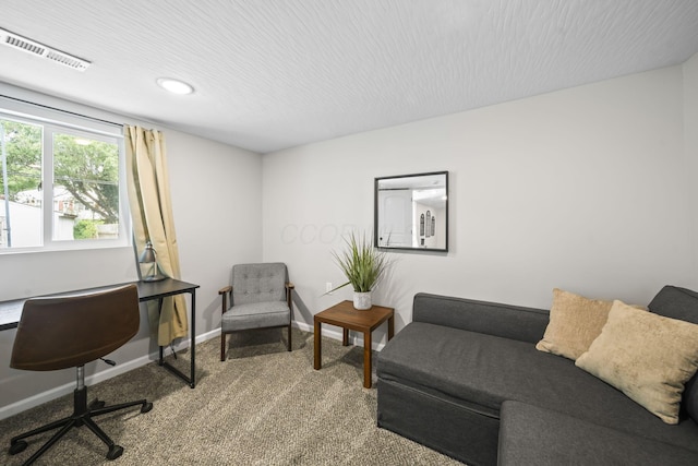 1815 Union St, Lancaster, OH 43130 - carpeted office featuring baseboards and recessed lighting