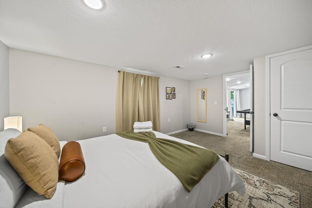 1815 Union St, Lancaster, OH 43130 - carpeted bedroom with baseboards and recessed lighting