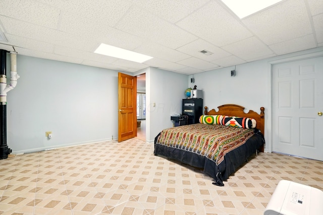 1515 Oak Run Ct, Mansfield, OH 44906 - bedroom with a drop ceiling