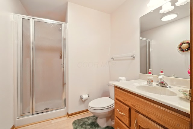 1515 Oak Run Ct, Mansfield, OH 44906 - full bath featuring vanity and a shower stall