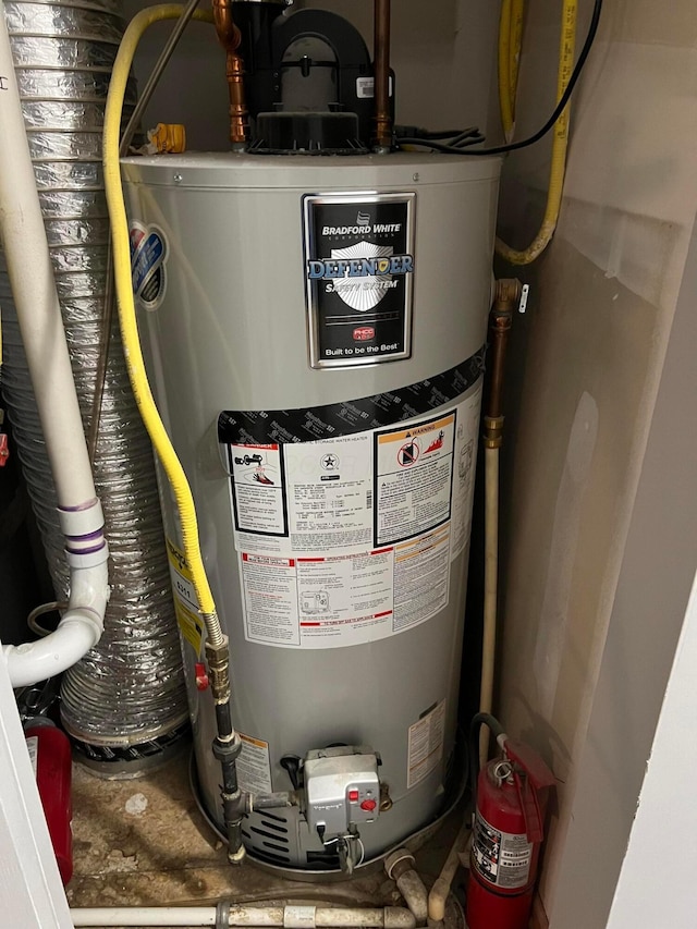 6871 Manor Crest Ln, Canal Winchester, OH 43110 - utility room featuring water heater
