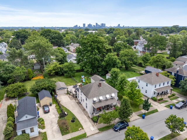 1484 Glenn Ave, Columbus, OH 43212 - aerial perspective of suburban area featuring a tree filled landscape
