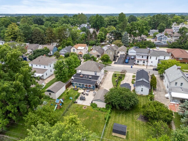1484 Glenn Ave, Columbus, OH 43212 - aerial perspective of suburban area with a tree filled landscape