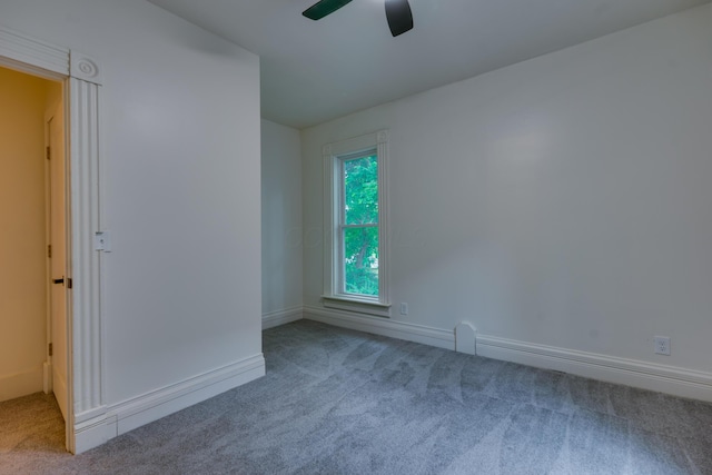 1017 Madison Ave, Columbus, OH 43205 - carpeted spare room featuring a ceiling fan and baseboards