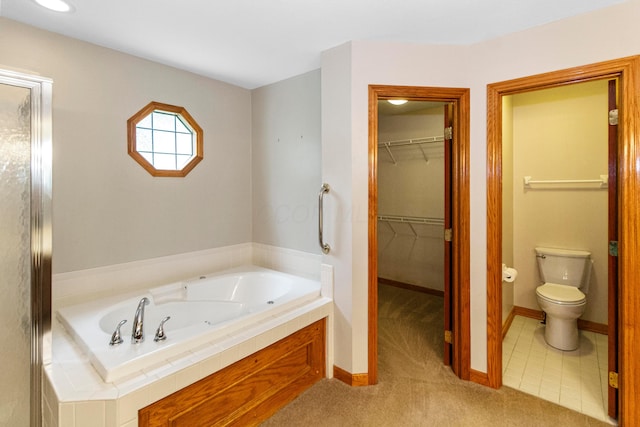 4775 Saint Andrews Dr, Westerville, OH 43082 - full bath featuring a jetted tub and a walk in closet