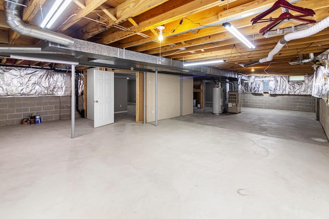 4775 Saint Andrews Dr, Westerville, OH 43082 - unfinished below grade area with water heater and heating unit