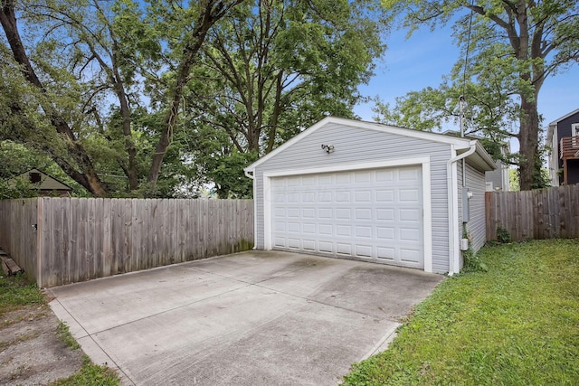 1366 Cole St, Columbus, OH 43205 - view of detached garage