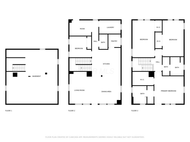 1366 Cole St, Columbus, OH 43205 - view of property floor plan
