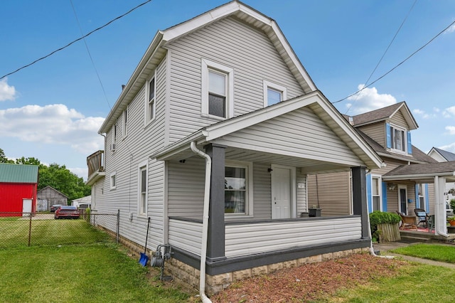 67 W Columbus St, Mount Sterling, OH 43143 - view of front of house with a porch