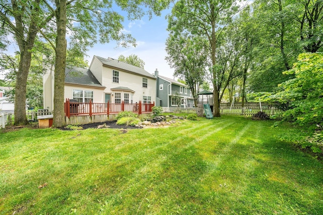 8135 Barlow Rd, Westerville, OH 43081 - back of property featuring a wooden deck