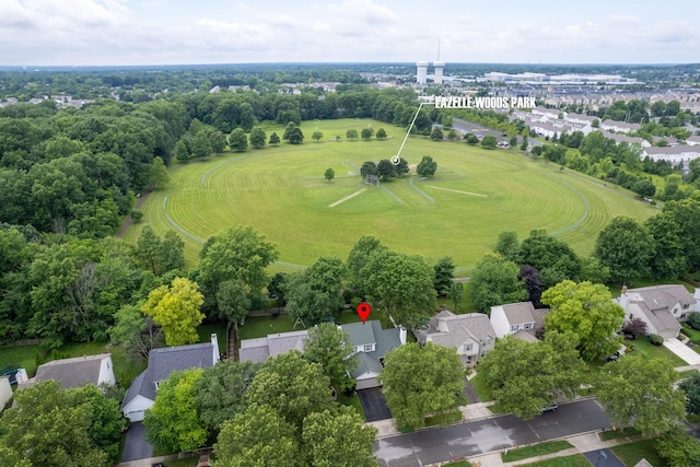 8135 Barlow Rd, Westerville, OH 43081 - aerial view of residential area featuring a tree filled landscape