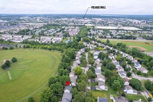 8135 Barlow Rd, Westerville, OH 43081 - aerial perspective of suburban area