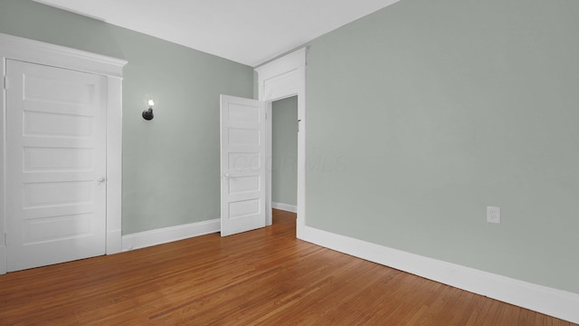 737 Wilson Ave, Columbus, OH 43205 - spare room with baseboards and wood finished floors