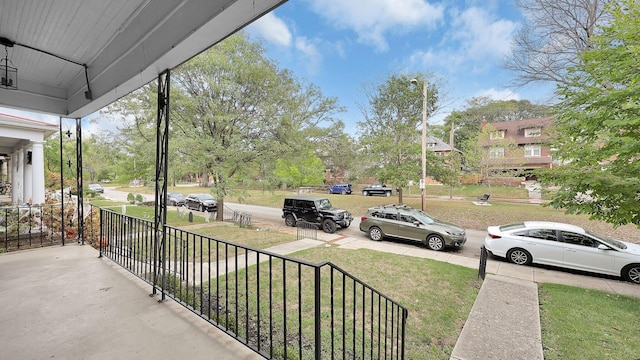 737 Wilson Ave, Columbus, OH 43205 - view of green lawn with covered porch
