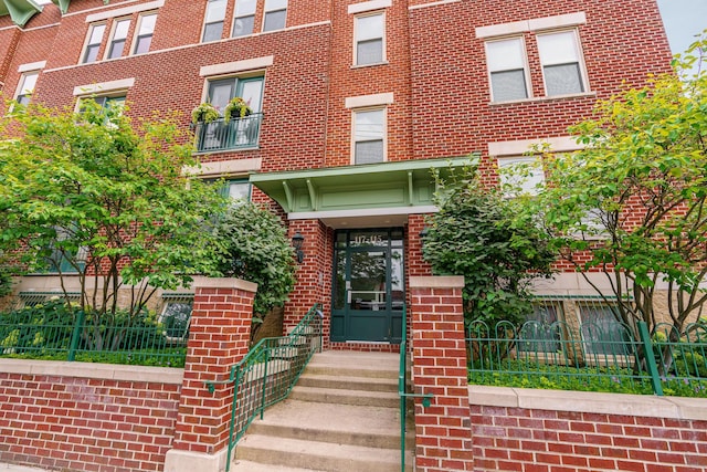 115 E Noble St Unit 2, Columbus, OH 43215 - view of front of property featuring brick siding