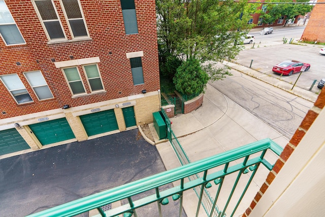 115 E Noble St Unit 2, Columbus, OH 43215 - exterior view of brick siding and asphalt driveway