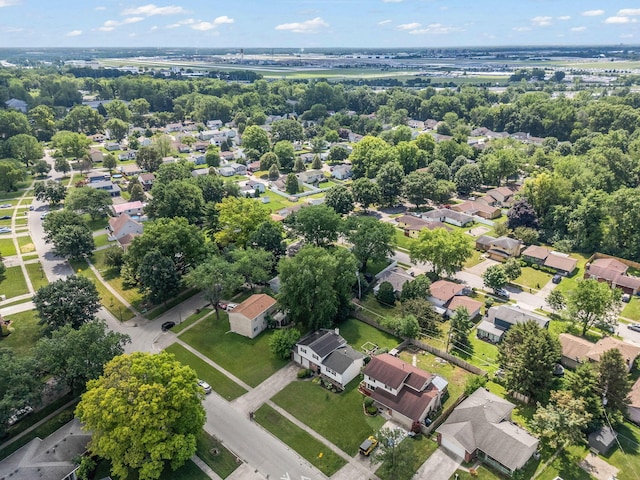 3221 E Hudson St, Columbus, OH 43219 - aerial view of property and surrounding area with nearby suburban area
