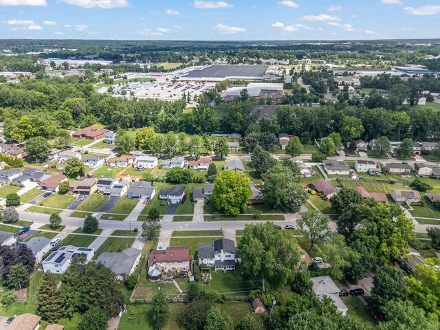 3221 E Hudson St, Columbus, OH 43219 - aerial overview of property's location featuring nearby suburban area