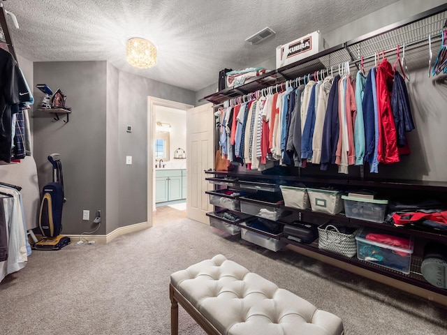 5808 Glendavon Loop, Dublin, OH 43016 - spacious closet with carpet floors and a chandelier