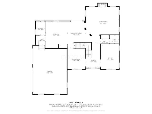 5808 Glendavon Loop, Dublin, OH 43016 - view of home floor plan