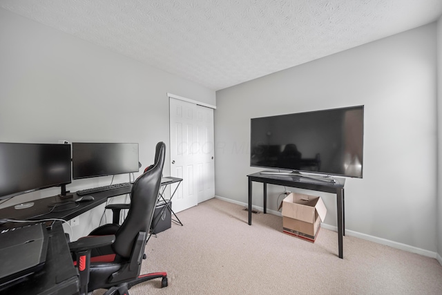 2986 E Powell Rd, Columbus, OH 43240 - office area featuring carpet floors and a textured ceiling
