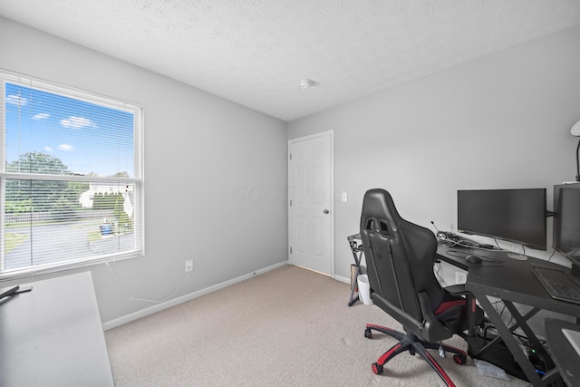 2986 E Powell Rd, Columbus, OH 43240 - carpeted office space with baseboards and a textured ceiling