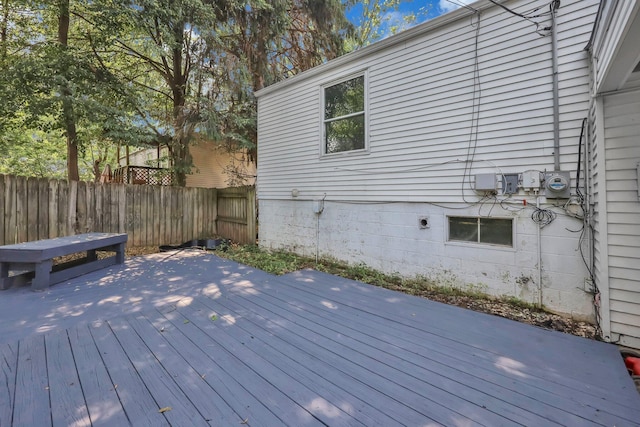 4974 Silverton Dr, Columbus, OH 43232 - view of wooden deck