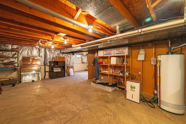 5608 Lynx Dr, Westerville, OH 43081 - basement with gas water heater