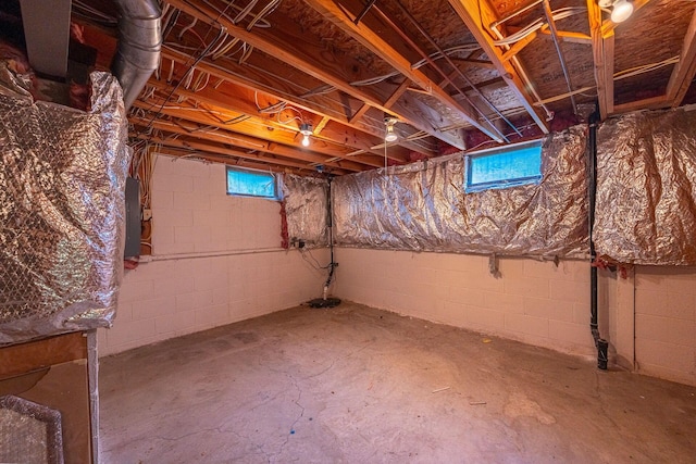 5608 Lynx Dr, Westerville, OH 43081 - unfinished below grade area with electric panel