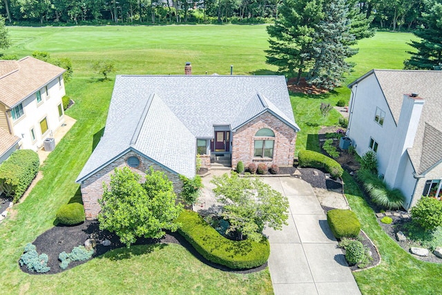 5608 Lynx Dr, Westerville, OH 43081 - view from above of property featuring a local golf course
